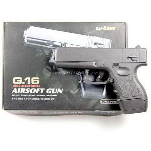G.16 Zinc alloy shell Airsoft Gun Not a Toy and not for recommended for ages less than 18 years!