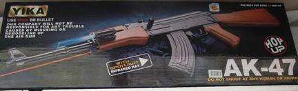 Huge AK - 47 BB AIRSHOT BULLET GUN -with infrared ray spotlight!