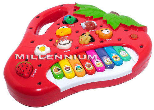 Strawberry piano with animal sounds Great Baby Toy and gift - R1 no reserve