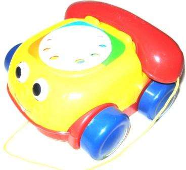 Baby Pull along toy Telephone - R1 no reserve