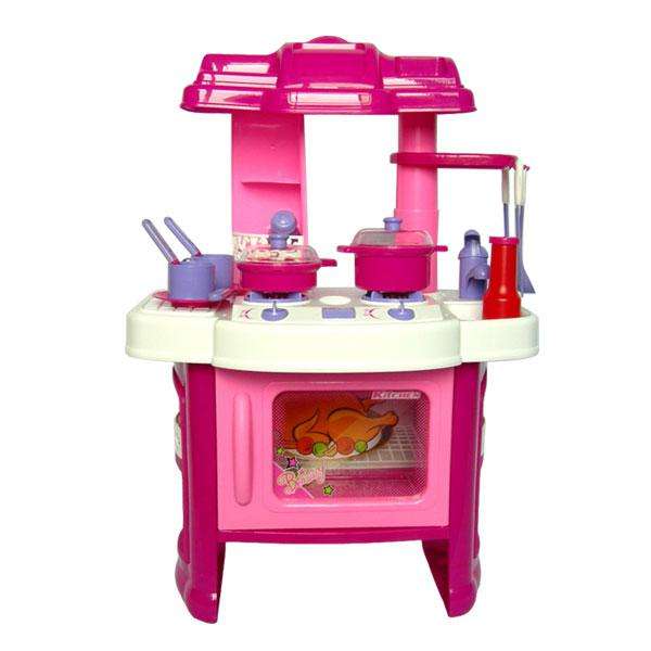 PINK ! Free standing kitchen playset with lights and sound! Great gift to any little girl