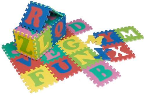 26 PIECE ABC, Foam puzzle mat-Great  Asseccory for any bedroom! R1 no reserve...