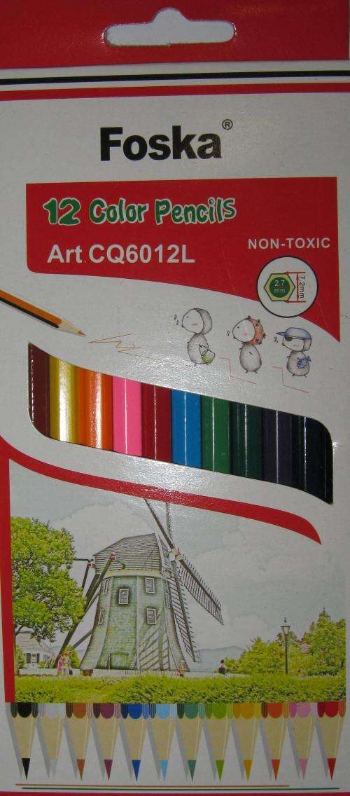 Foska Colour Pencils  (Pack of 12)