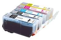 Set of generic cartridges for CL521/PG520 range With Chip for iP3600 / iP4600
