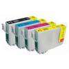 Set of Generic Epson CX4300 / TX117 1xblack, 1xcyan, 1xmagenta, 1xyellow