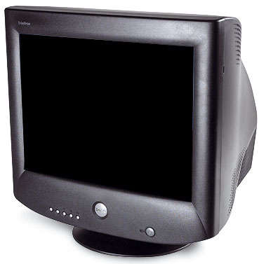 Secondhand CRT Black 17" Monitor