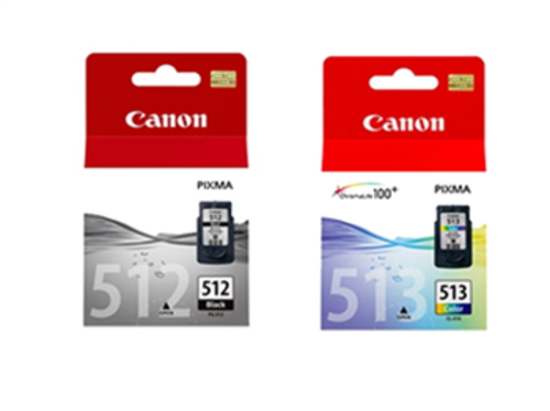 Original Canon PG-512 and CL-513 Set (Pair them up and save)