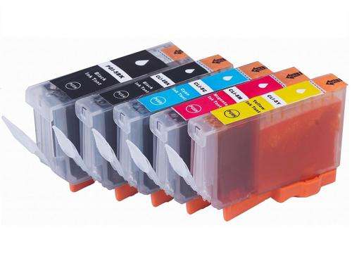 Set of Generic Cartridges for Canon CL8/PG5 Range with chip