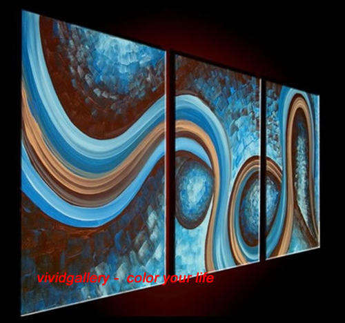 Hand-painted Oil Painting Large 150cmx70cm Abstract Deco Art Modern Black White GAY067