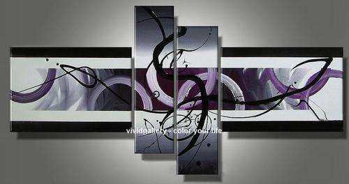 Framed Stretched Oil Painting Hand-painted 120cmx60cm Modern Abstract Deco Art GX080
