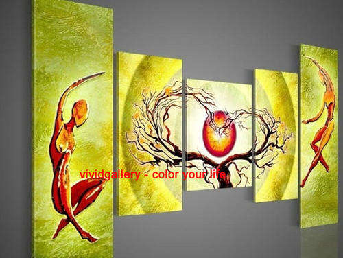Rolled Huge Group Oil Painting Hand-painted Canvas 160cmx90cm Modern Abstract Figure GAF044