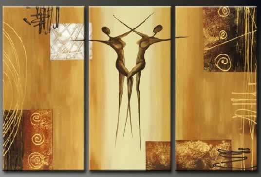 Oil Painting 48"x32" Abstract  Deco Modern art  A348