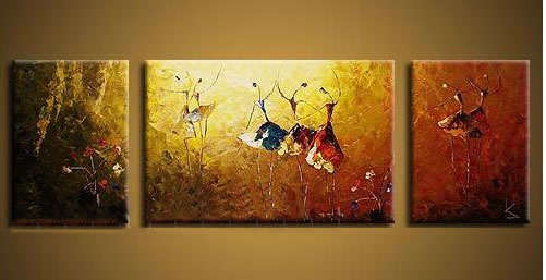 Signed Handmade Oil Painting 120CMX90CM Modern Abstract Dancing Girls G3172