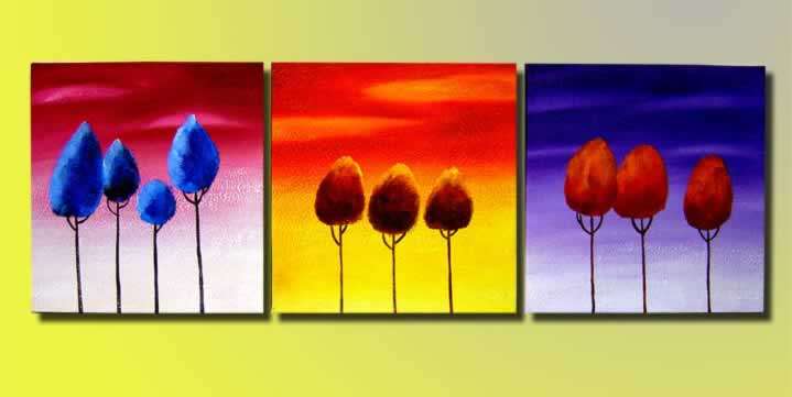 Hand-painted Canvas Oil Painting 60cmx180cm Modern Sunshine Abstract G551