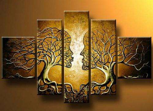 Hand-painted Canvas Oil Painting 170cmx120cm Abstract Lover  ABE019