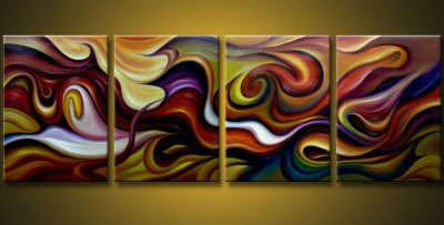 Hand-painted Canvas Oil Painting 160cmx50cm Modern Abstract Sunshine G305