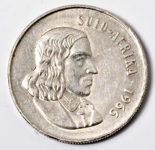 80% Silver 1966 Afr R1 coin