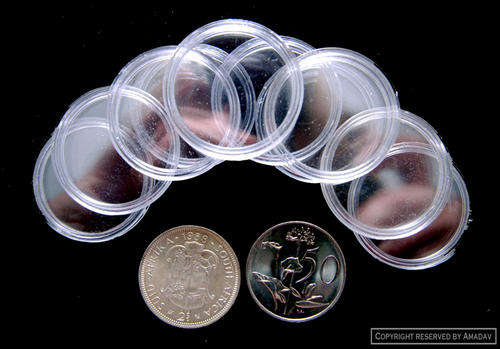 10 x 30mm COIN HOLDERS