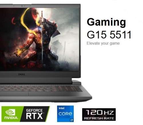 *R30K RETAIL*GAMING BEAST*DELL G15,11TH GEN OCTA CORE I7,16GB RAM,4GB NVIDIA RTX3050,ONLY R14999