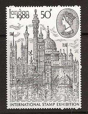 1980 : SET OF 1 : LONDON 1980 INTERNATIONAL STAMP EXHIBITION : UNMOUNTED MINT