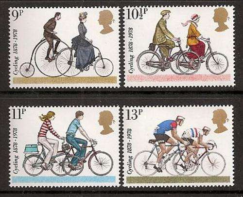 1978 : SET OF 4 : CYCLIST TOURING CLUB CENTENARY  : UNMOUNTED MINT