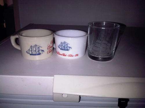 "Old Spice" Shaving mugs and Glass