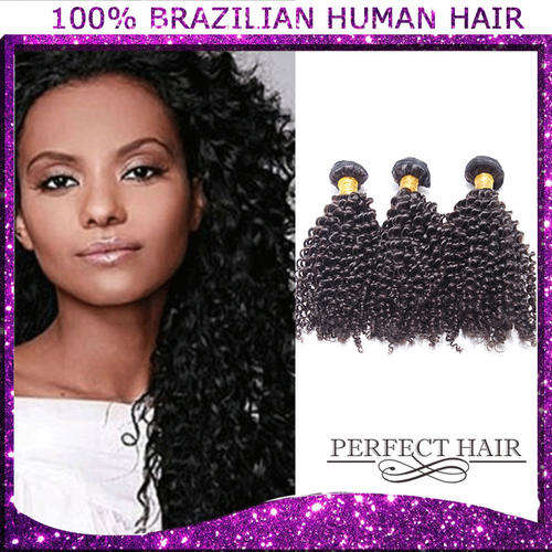 Brazilian human hair kinky curl 16"