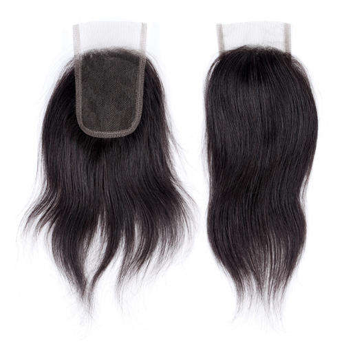 Lace closure, Brazilian silky straight ,12"