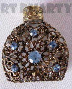 FILIGREE PERFUME BOTTLE  **FROM PRAGUE**