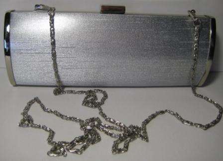 EVENING HANDBAG  **SILVER**