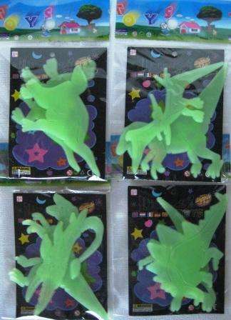 FLOURESCENT DINOSAURS  **GREEN**