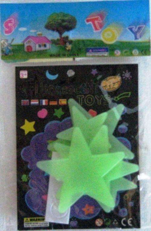 FLOURESCENT STARS **GREEN**