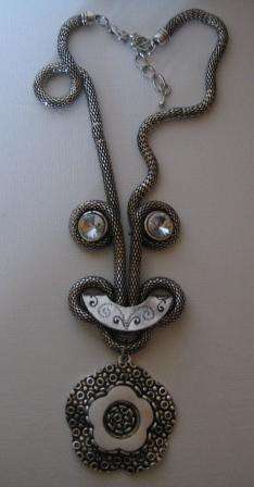 BEATEN METAL COLLECTION NECKLACE  **ENCHANTRESS**