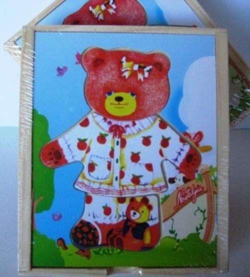 BEAR PUZZLE BOX  **GIRL BEAR**