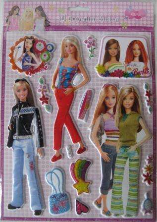 PUFFY STICKERS **BARBIE**