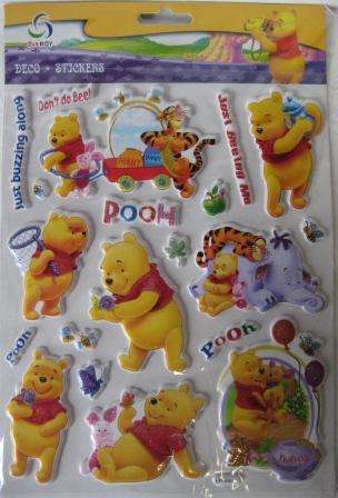 PUFFY STICKERS **WINNIE THE POOH**
