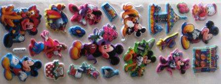 FOR TARRYN ->PUFFY STICKERS **MICKEY MOUSE & FRIENDS**