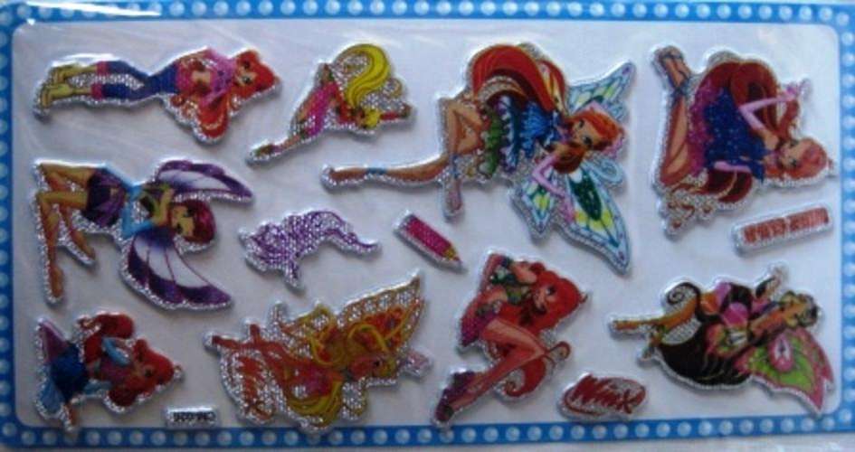 PUFFY STICKERS  **WINX**