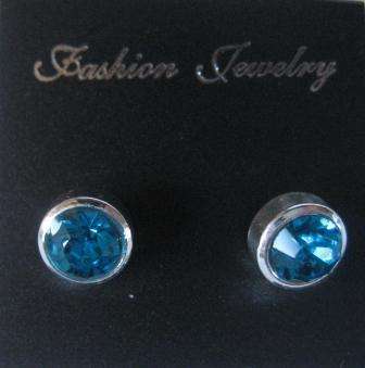 AQUAMARINE**FAUX CRYSTAL STUDS
