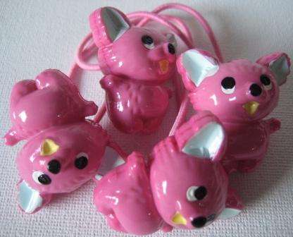 HAIR TIES **LIGHT PINK** BEARS