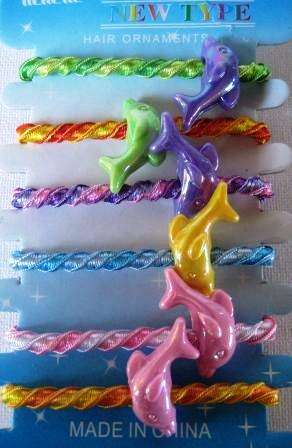 **HAIR TIES**DOLPHINS**