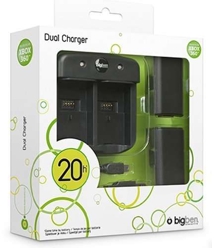 Xbox 360 Dual Charger x2 Batteries included