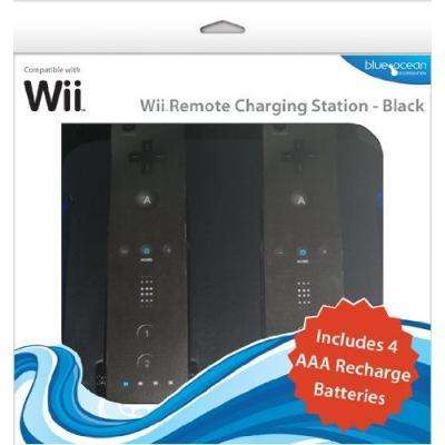 Wii Bundle (Dual Remote charging station Black, Balance board Cover Pink)