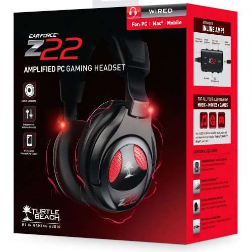 Turtle Beach Ear Force Z22 MLG Amplified Gaming Headset (PC, MAC, Mobile)