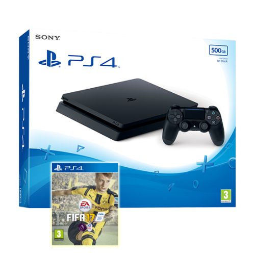 Playstation 4 500GB Slim Console + Fifa 17