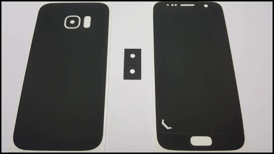 Samsung Galaxy S7 Duos Dual SIM | dbrand & Slickwraps Skins | Silver Titanium 32GB | Wireless Pad