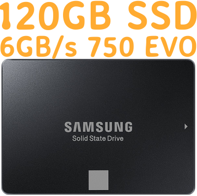 Samsung 750 EVO 2.5" 120GB SATA3 6GB/s SSD Solid State Drive