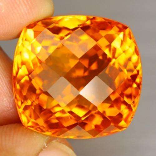 34.35 CARAT GOLDEN ORANGE  CITRINE