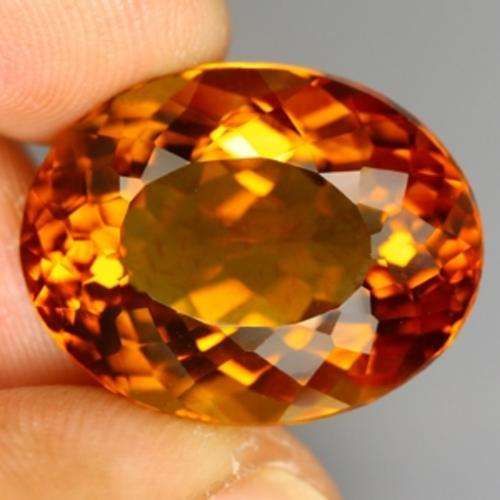 16.85 CARAT ORANGE  CITRINE