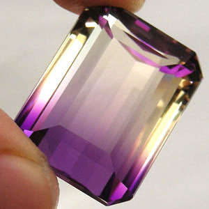 32  CARAT OCTAGON FACET AMETRINE